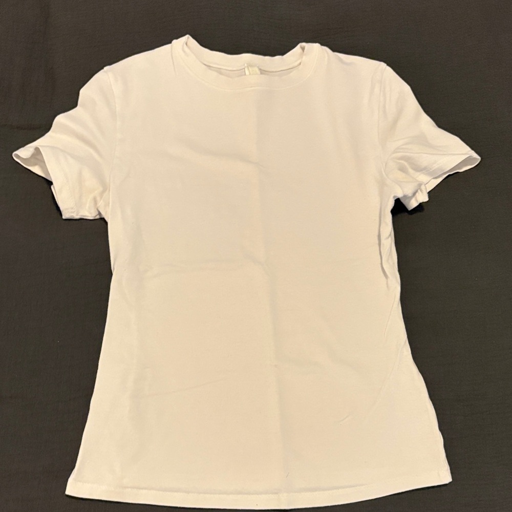 SKIMS Cotton Jersey Tee- White